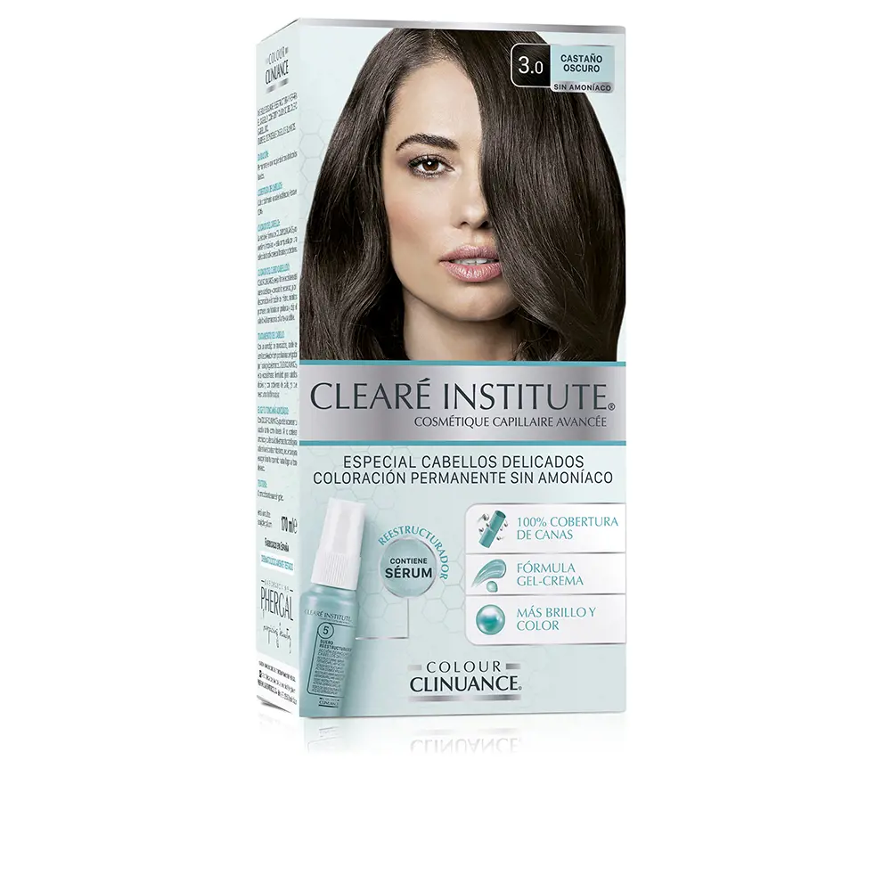 

Краска для волос Colour clinuance cabellos delicados Clearé Institute, цвет 3.0-castaño oscuro, 1 шт.