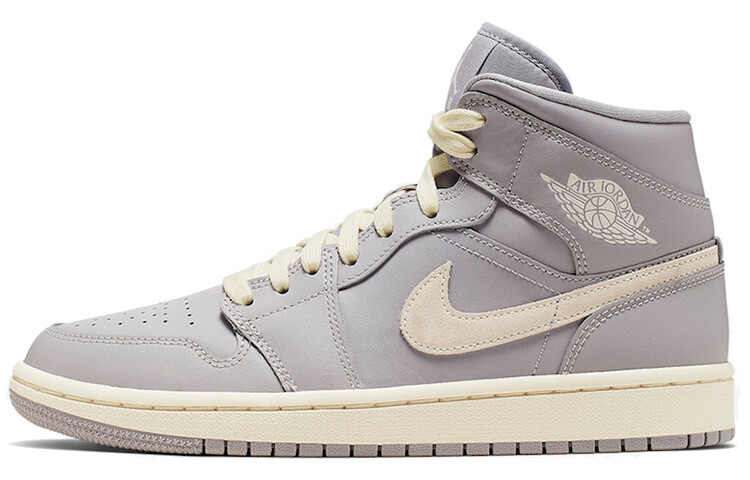 

Кроссовки Jordan 1 Mid Atmosphere Grey Pale Ivory Women's