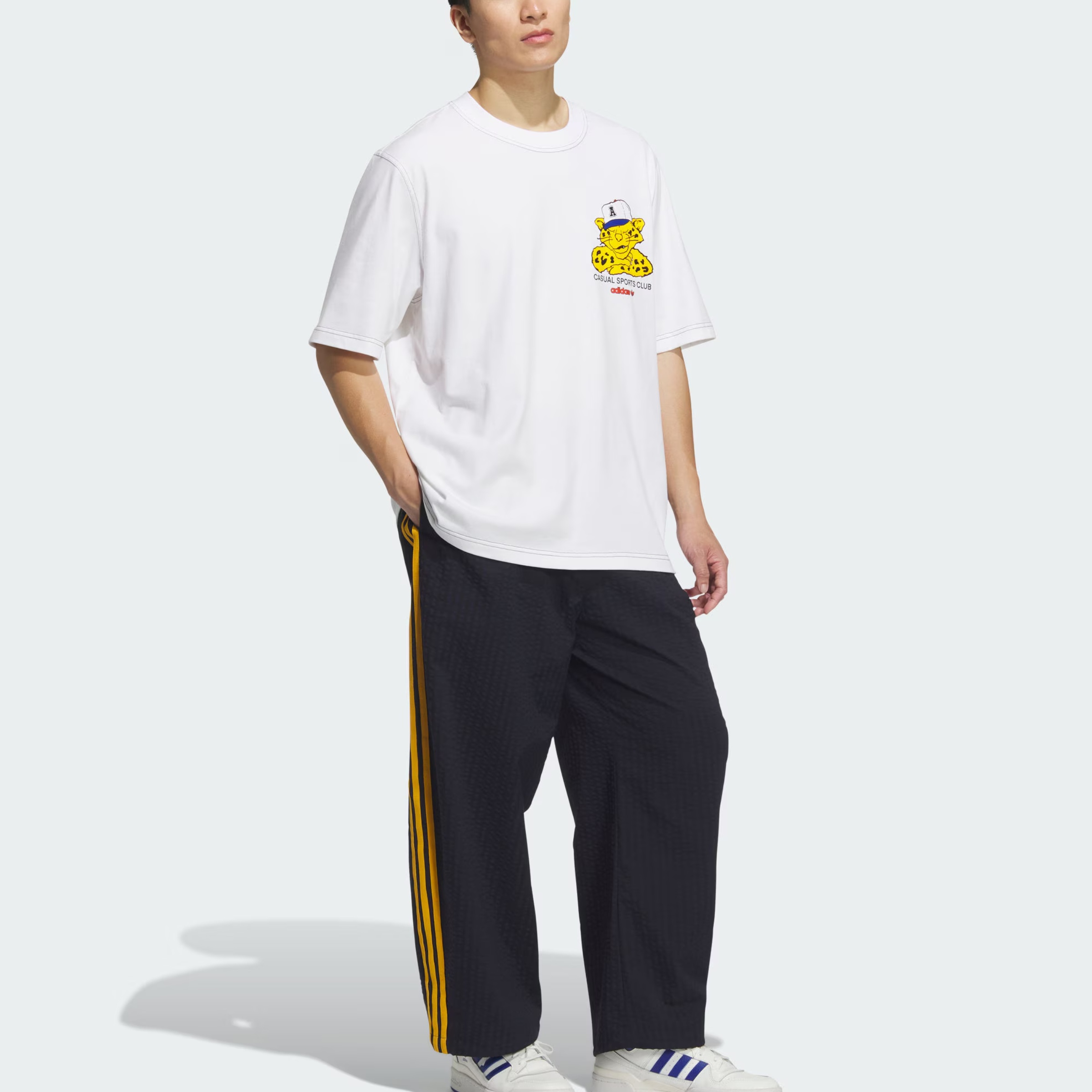 Футболка WABASH мужская Adidas Originals, белый — фото 4