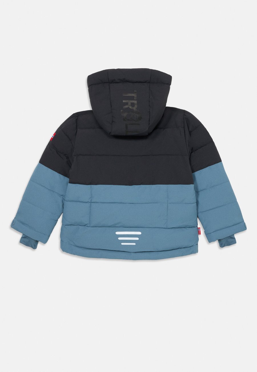 Зимняя куртка TROLLKIDS GRYLLEFJORD, Black/Steel Blue/Mango/Blue — фото 2
