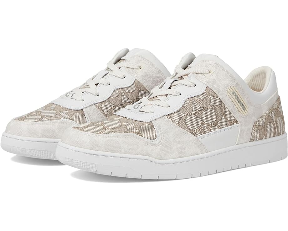 

Кроссовки COACH C201 Mixed Signature 1, бежевый
