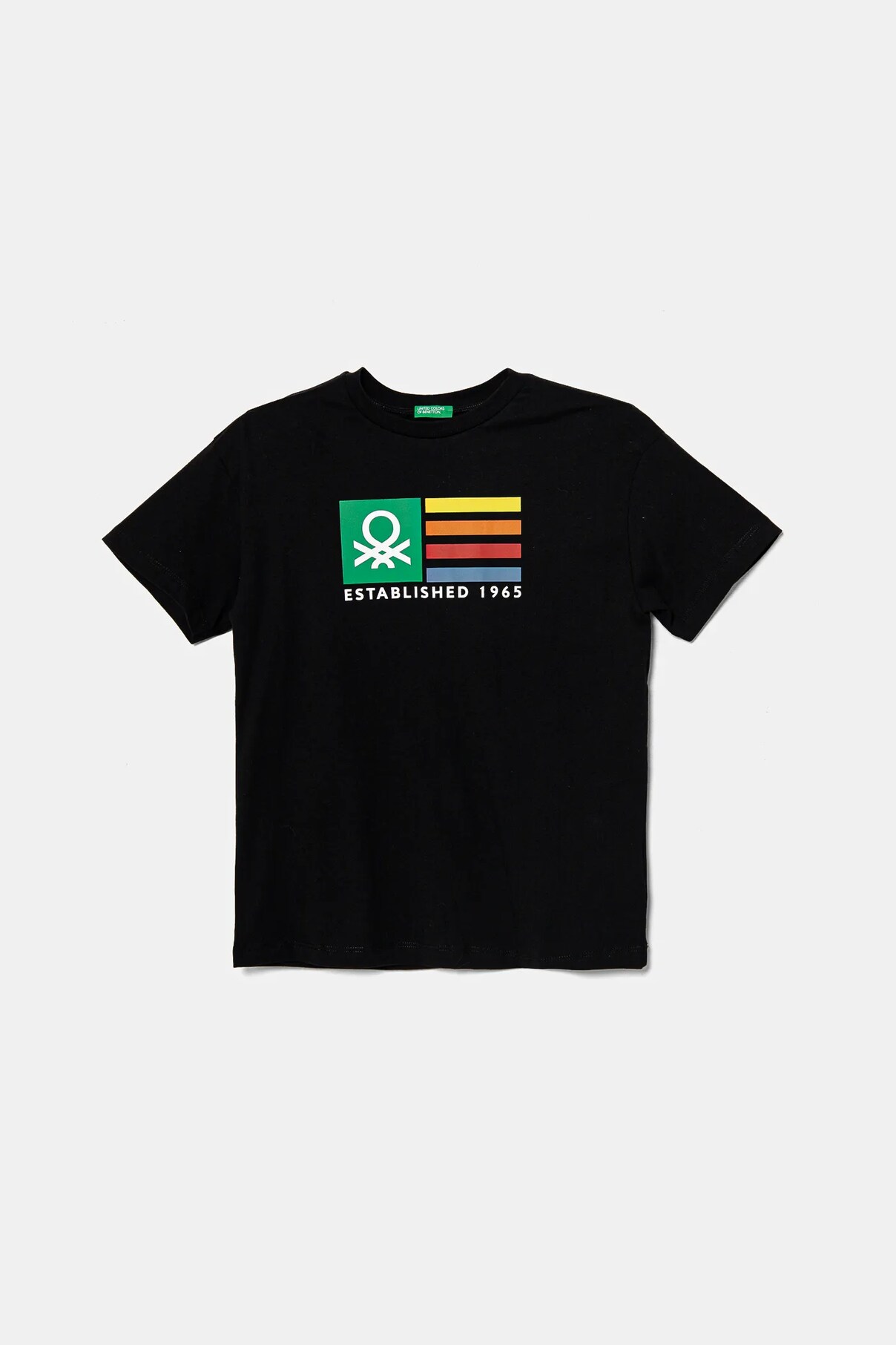 

Футболка из хлопка для детей United Colors Of Benetton, черный
