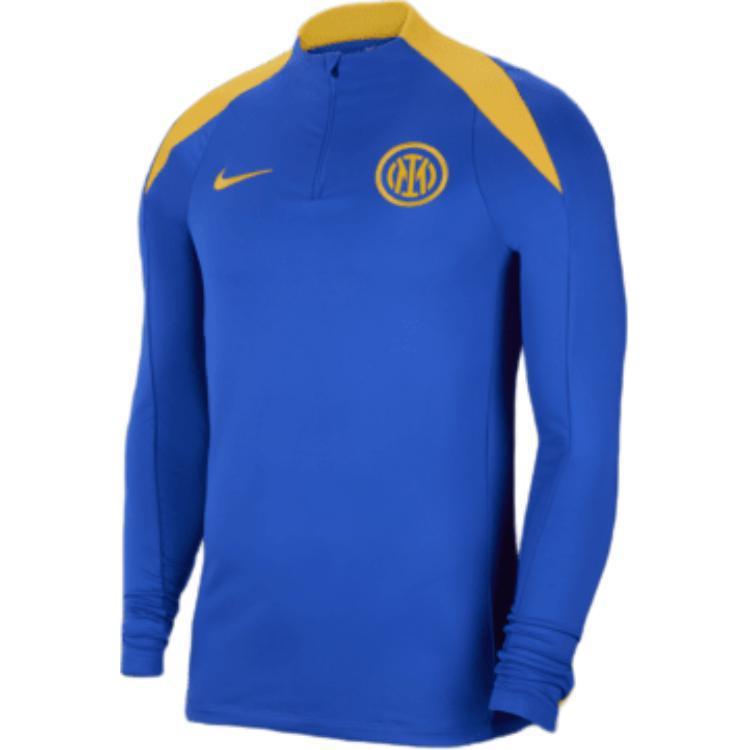 Футболка Inter Milan Strike Third для тренировок Nike Dri FIT, синий цвет Lyon — фото 2