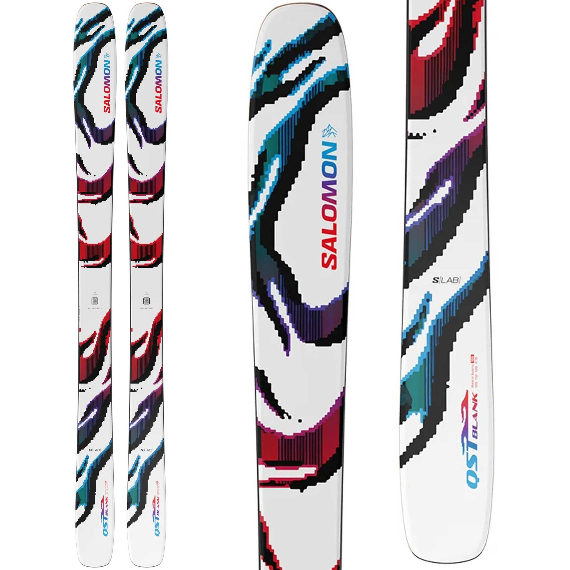 

S/LAB QST BLANK Горнолыжные лыжи '26 Salomon, White/Red/Process Blue