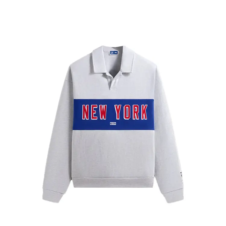 

Kith X Нью-Йорк Рейнджерс Нью-Йорк Нельсон Регби Mitchell Ness, серый