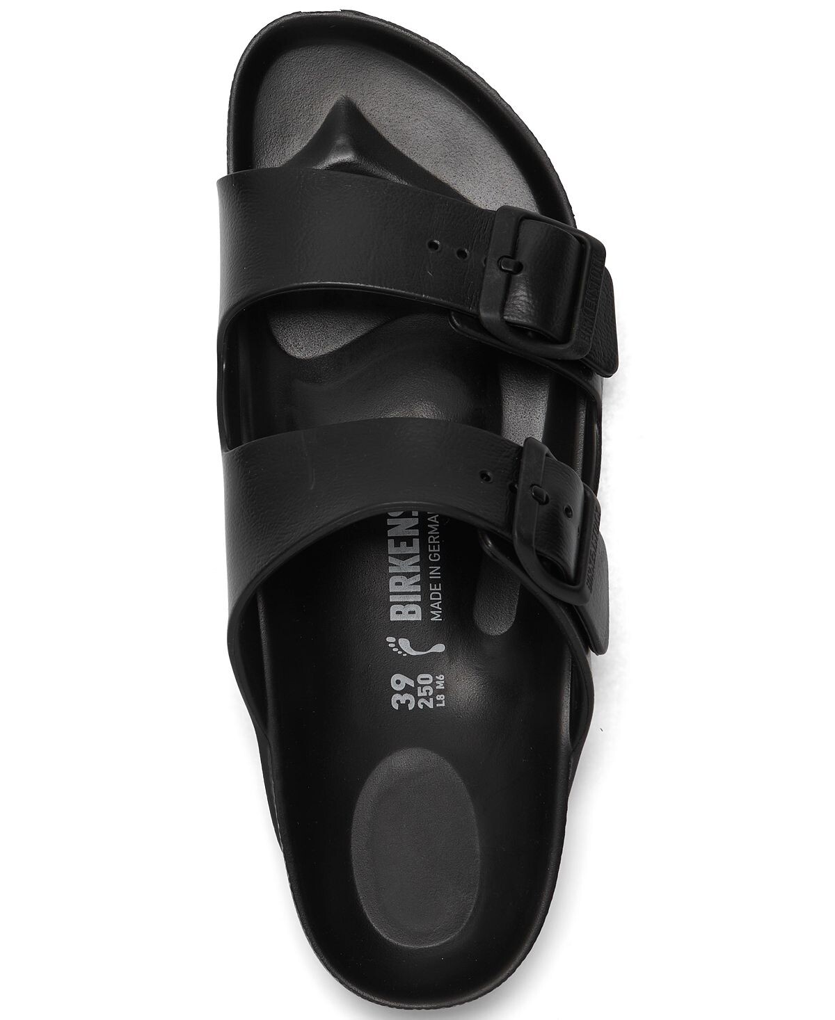 Женские сандалии Arizona Essentials из ЭВА с двумя ремешками от Finish Line Birkenstock, черный — фото 4