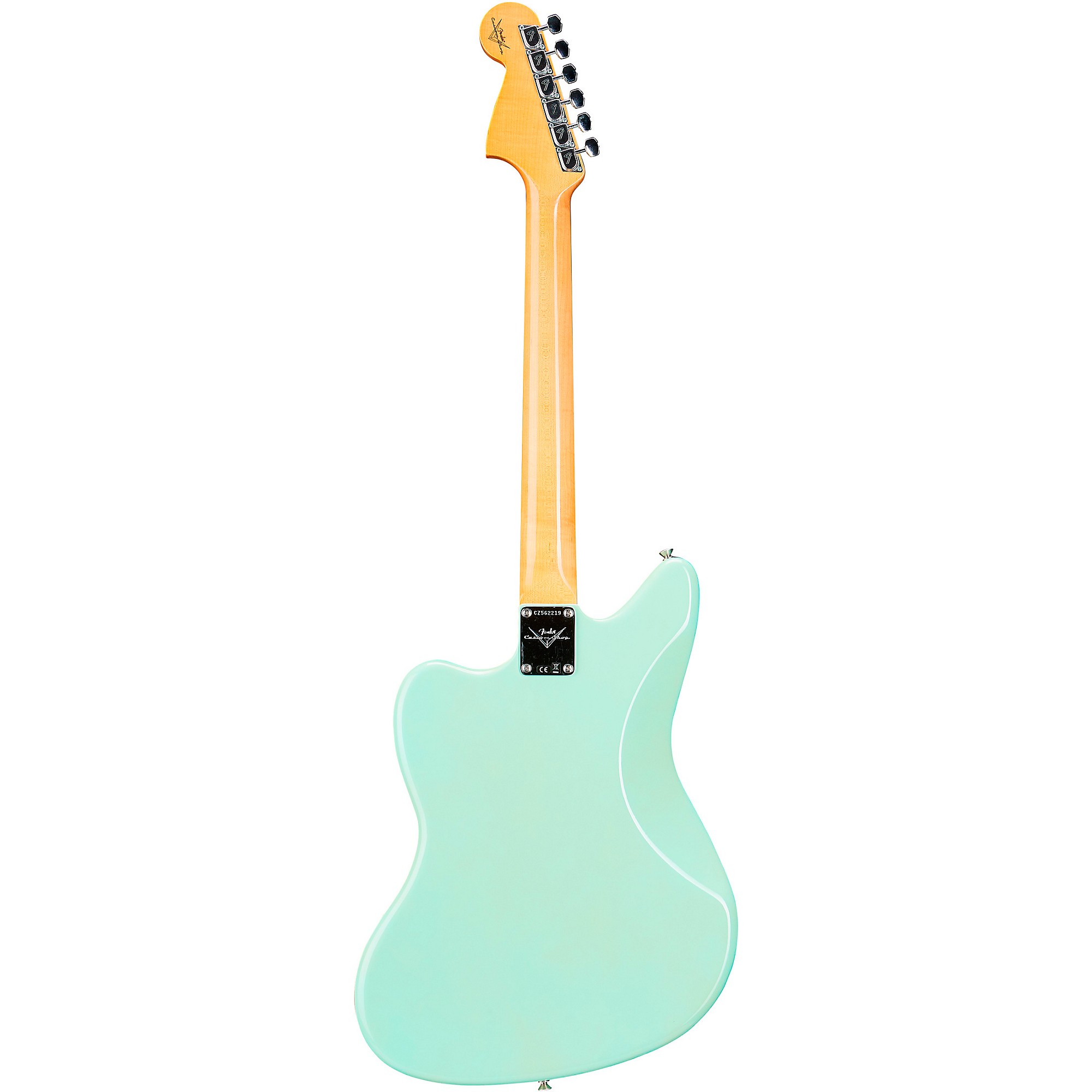 

Fender Custom Shop '66 Jaguar Deluxe Closet Классическая электрогитара Aged Surf Green