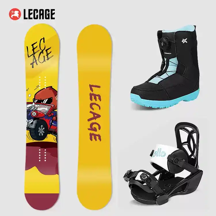 

HEAD Детский лыжный набор LECAIGE с быстросъемными сноуботинками, креплением, шлемом и очками, 120 см