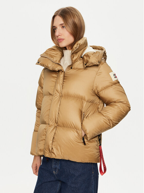 

Пуховик стандартного кроя Kipnuk A00043 After Label, бежевый