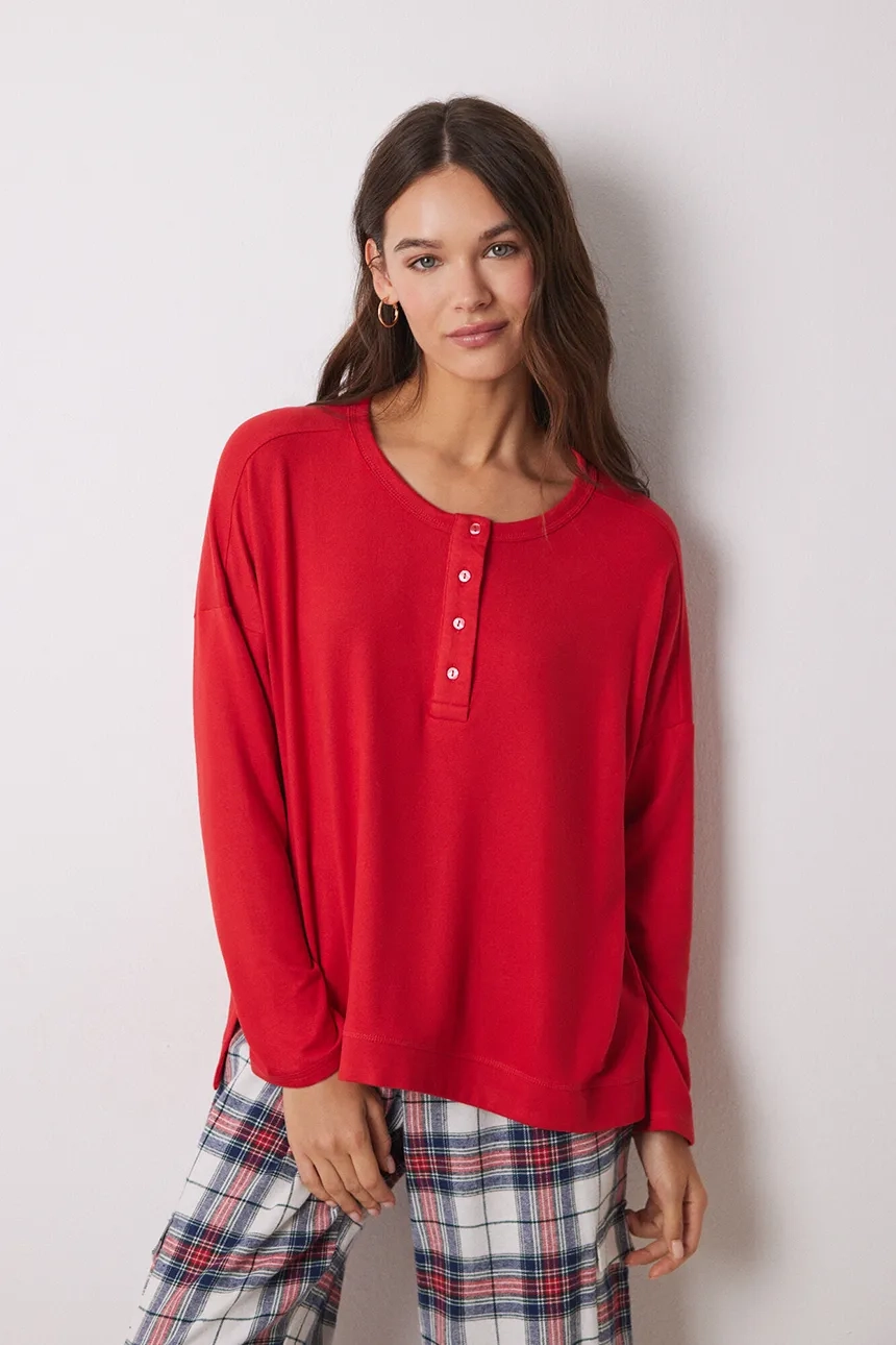 

Ночной топ MIX AND MATCH PERFECT MATCH women'secret, красный