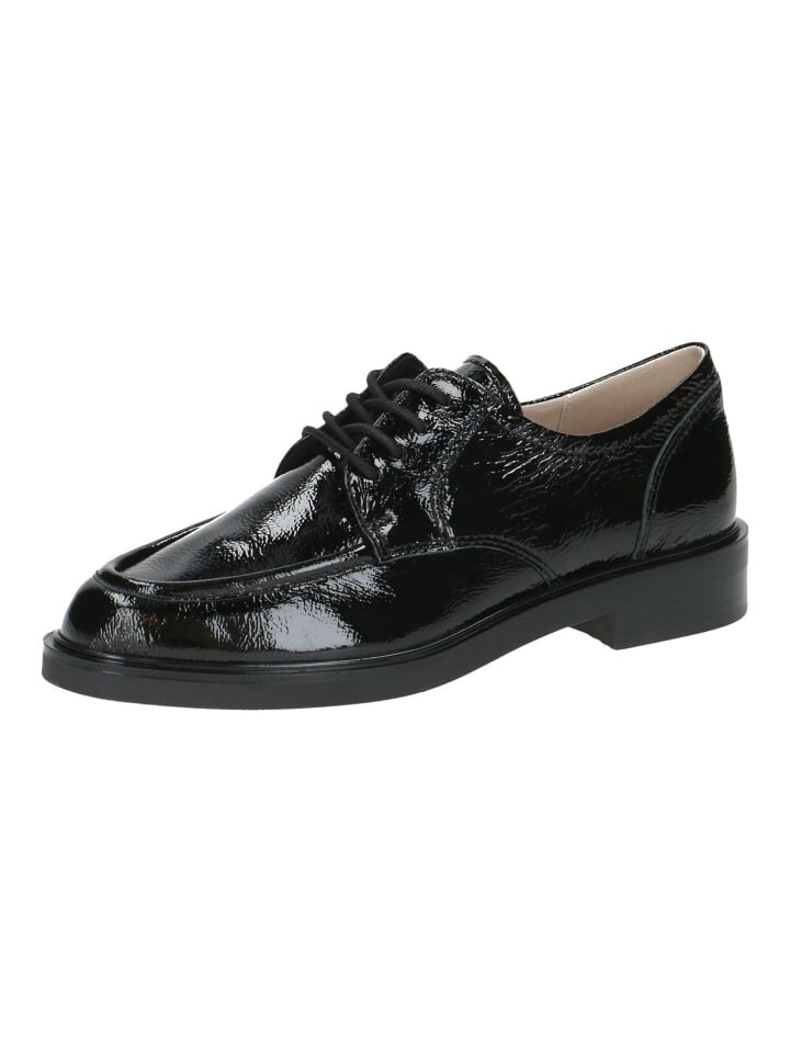 Элегантные туфли на шнуровке Caprice Halbschuhe, цвет schwarz lack
