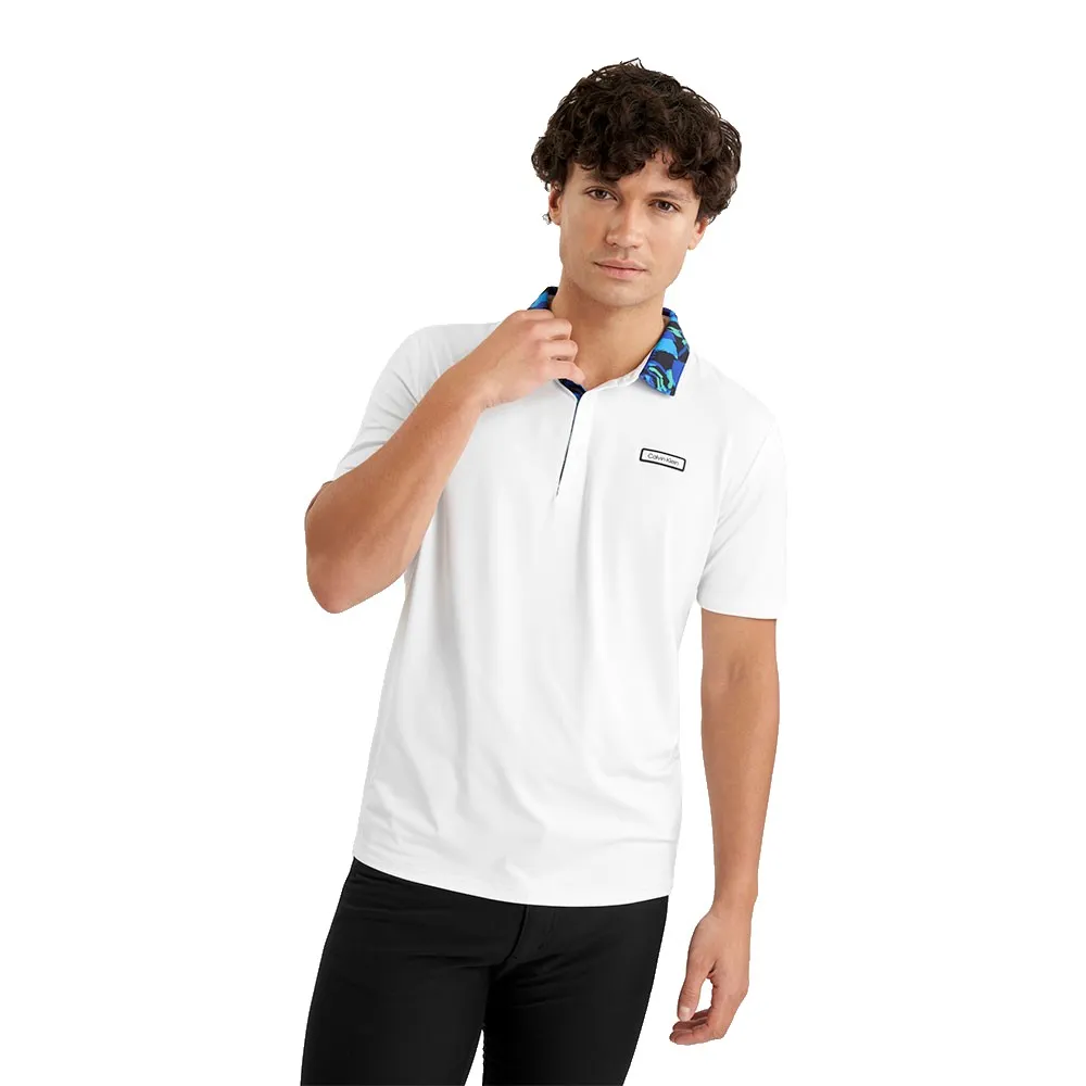 

Поло с коротким рукавом Calvin Klein Golf Seabury, белый