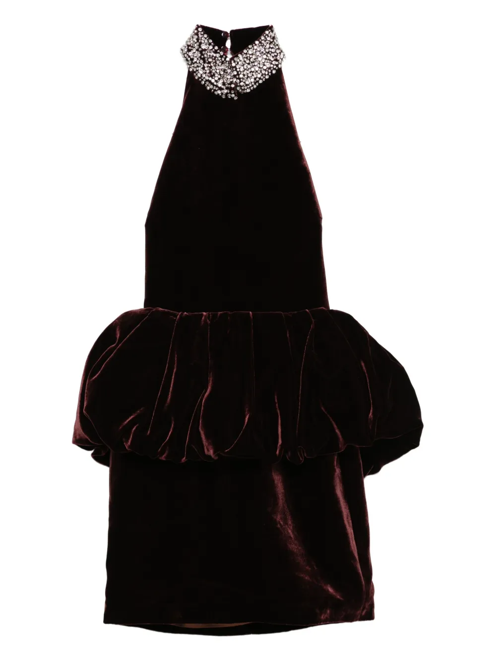 

Мини-платье Hemingway с баской на талии The New Arrivals Ilkyaz Ozel, красный