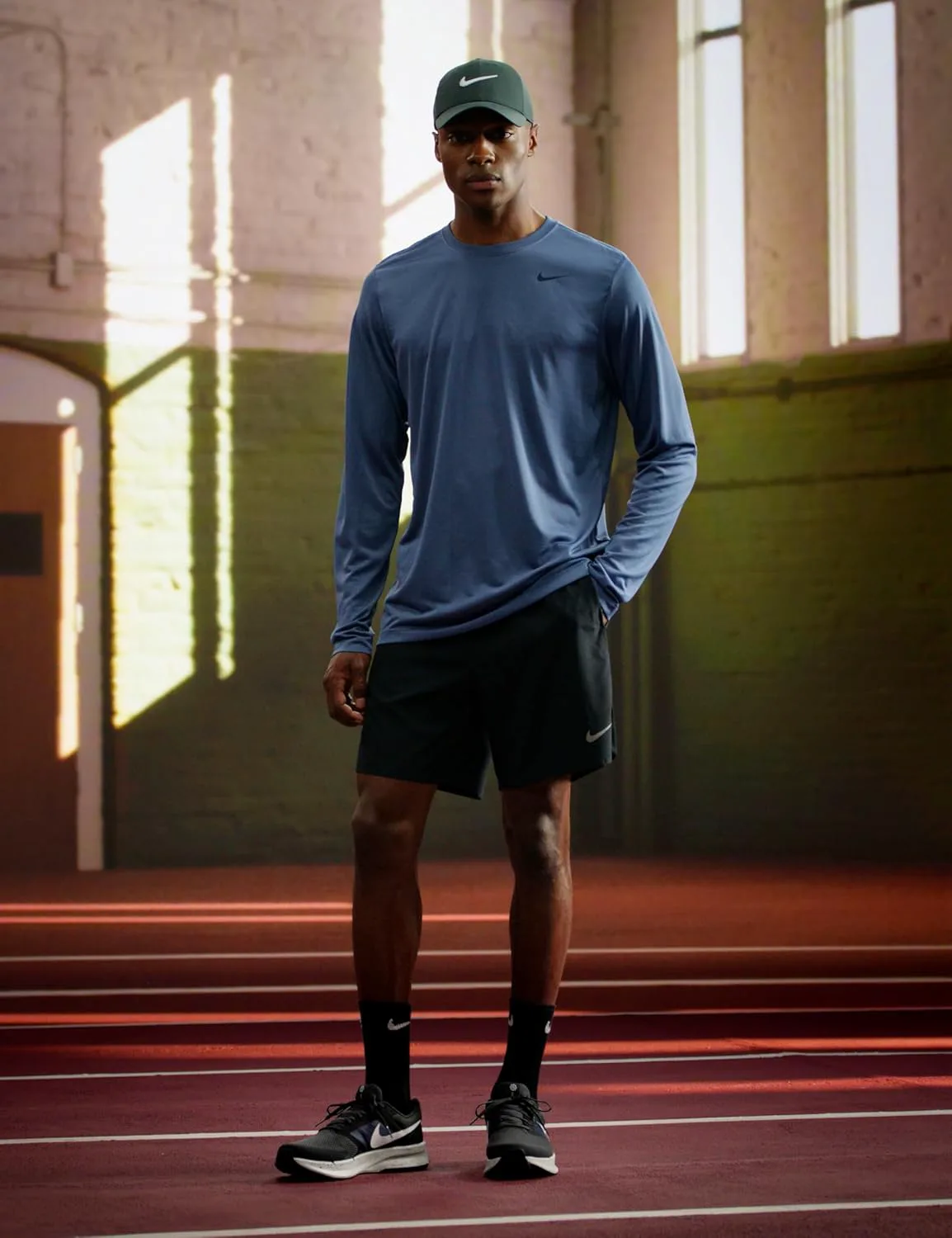 Мужские кроссовки для бега по шоссе Nike Run Swift 3, антрацит — фото 2
