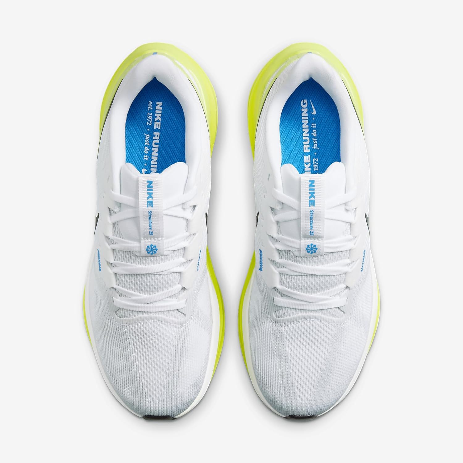 Мужские беговые кроссовки Nike Low, белый/черный/синий — фото 3