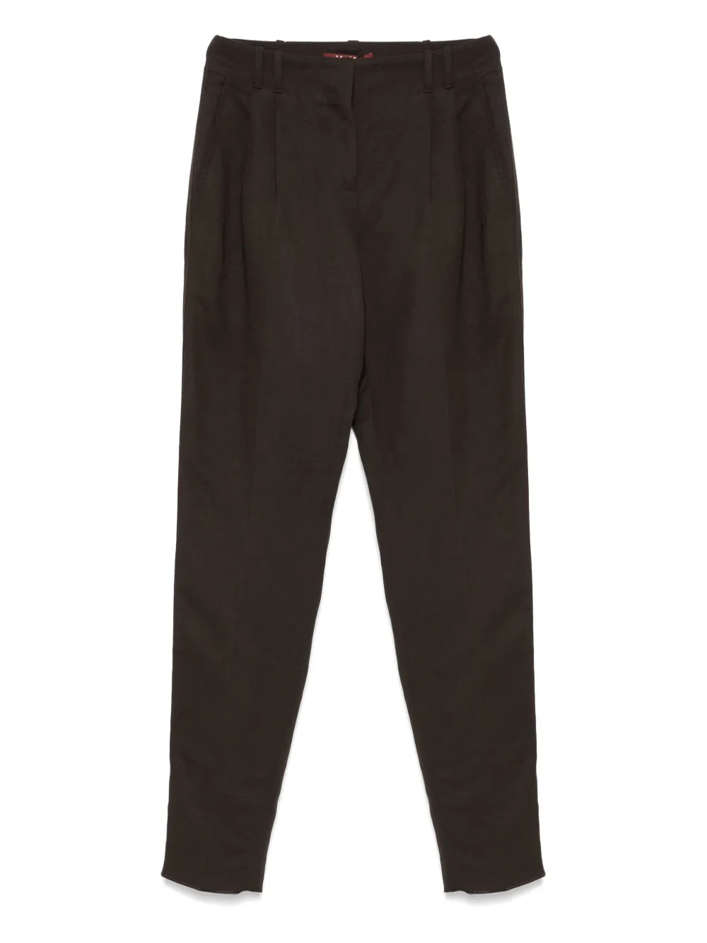 

Брюки со складками MAX MARA, коричневый