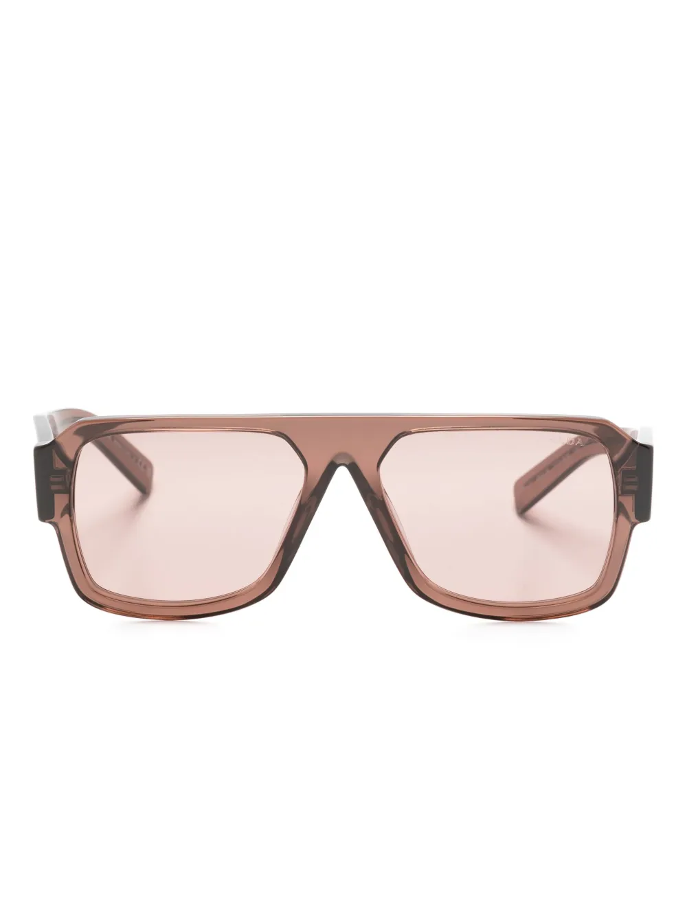 

Солнцезащитные очки-пилоты Prada Eyewear, коричневый
