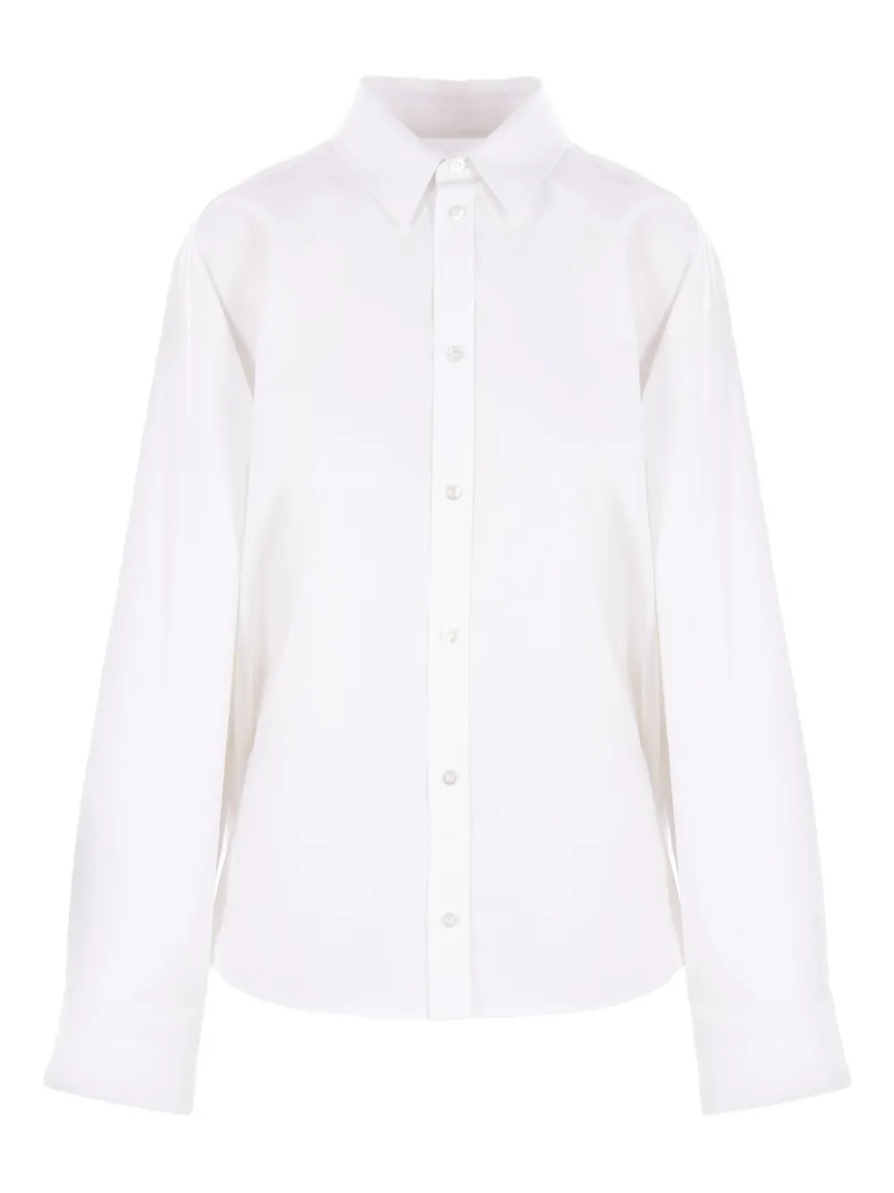 

Поплиновая рубашка BALENCIAGA, белый