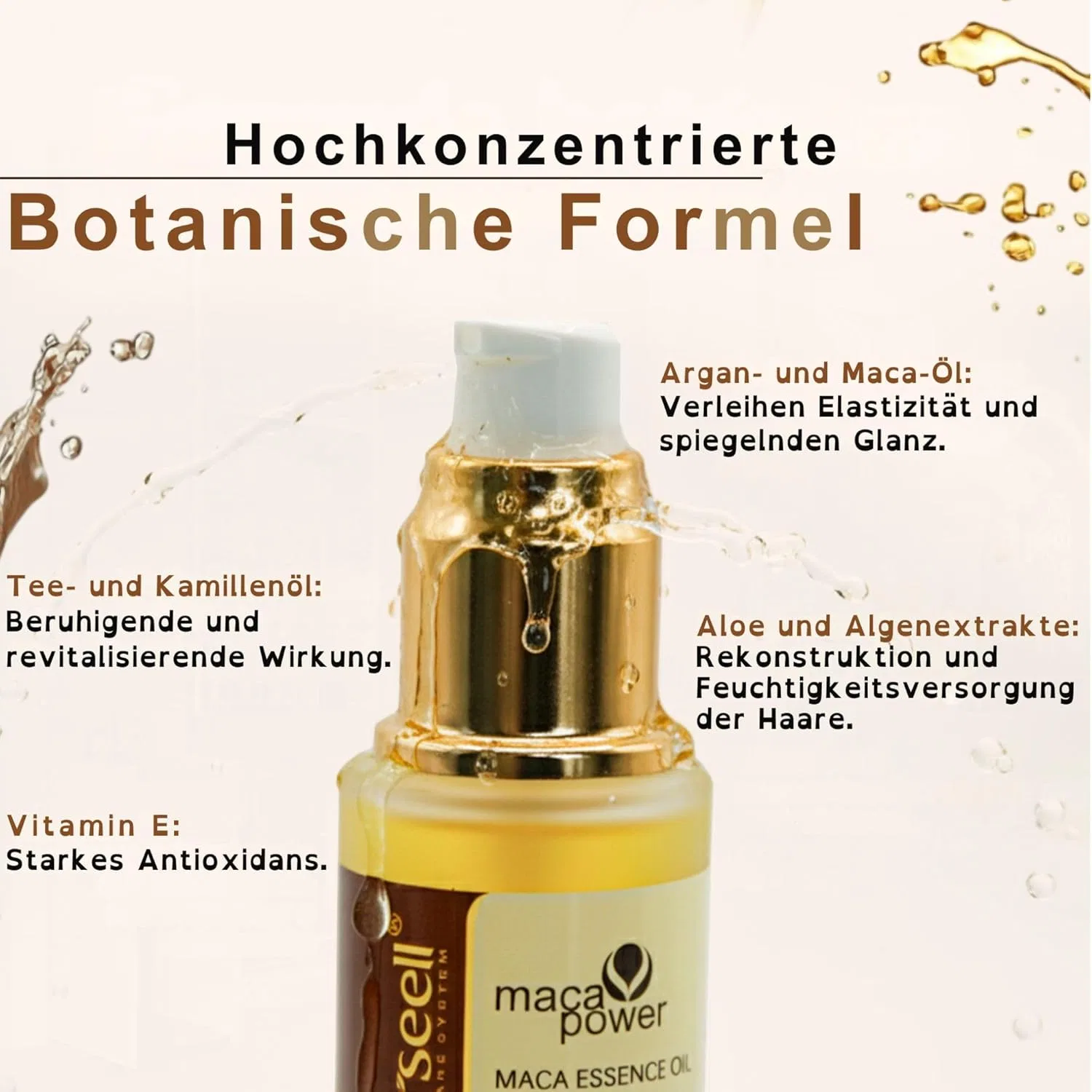 Сыворотка для волос с аргановым маслом «MACA CARE SYSTEM» от Karseell Karseell Maca Care System — фото 3