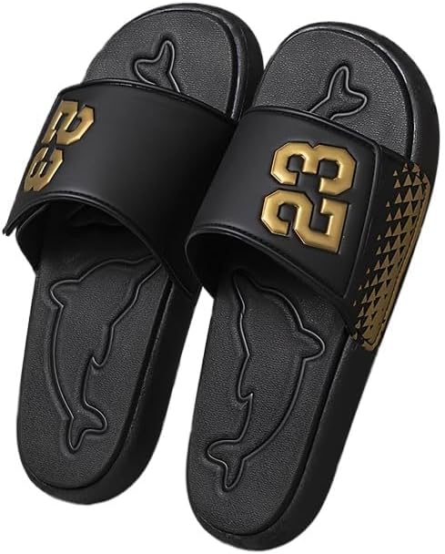 

Мужские сланцы FmShi с верхом на липучке и открытым носком, для занятий на улице, удобные и расслабляющие, золотой