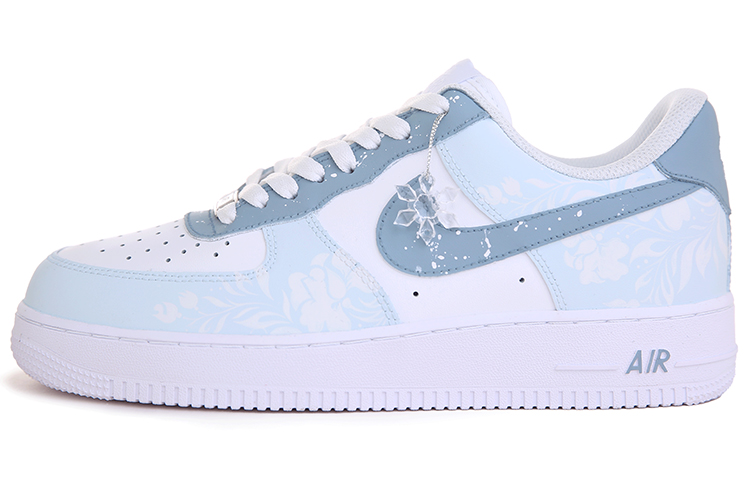 

Кроссовки Nike Air Force 1 Skateboarding Shoes Men Low-top Blue/white, голубой, Синий, Кроссовки Nike Air Force 1 Skateboarding Shoes Men Low-top Blue/white, голубой