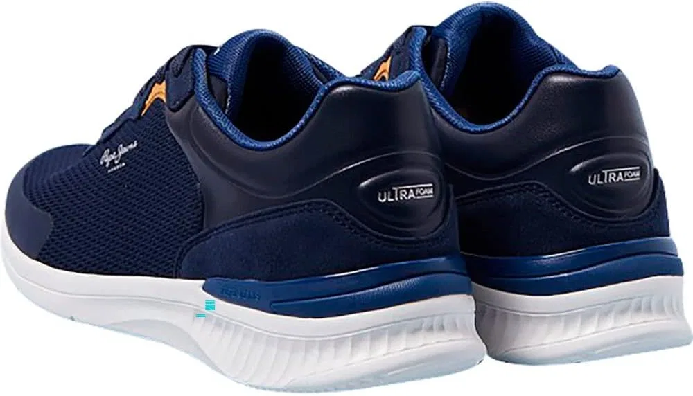 Мужские спортивные кроссовки Pepe Jeans London Herren Jay-pro Sport Sneaker, 595Navy — фото 4