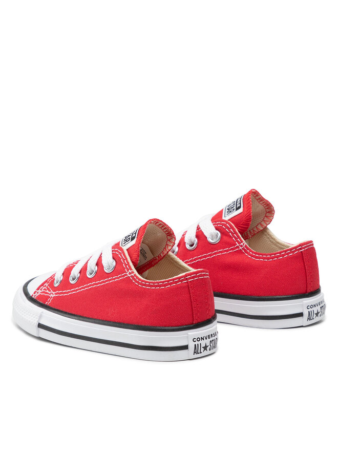 Кроссовки Inf Chuck Taylor All Star Ox 7J236C Converse, красный — фото 3