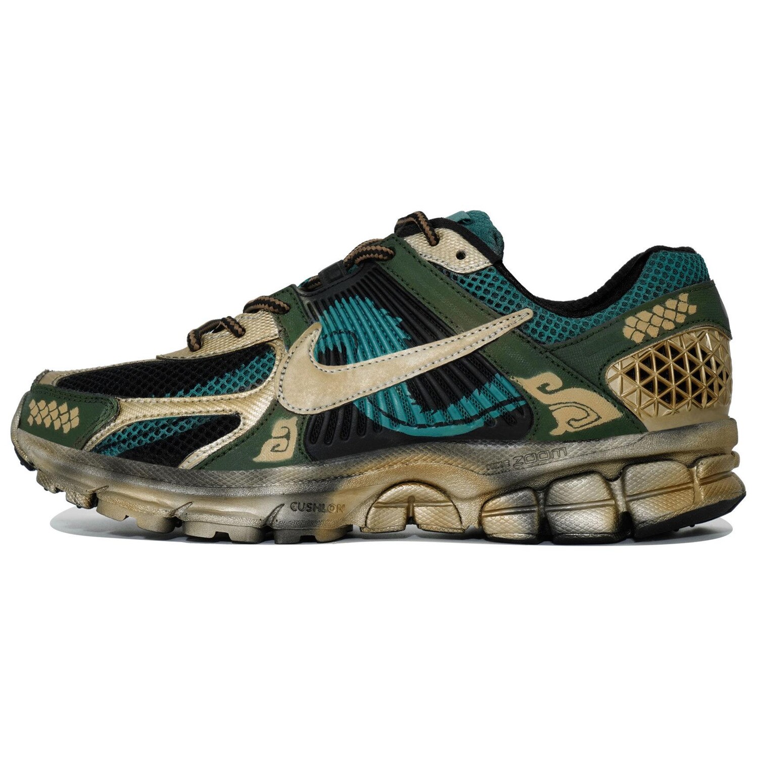 

Кроссовки Air Zoom Vomero 5 унисекс с низким верхом, золотистые Nike