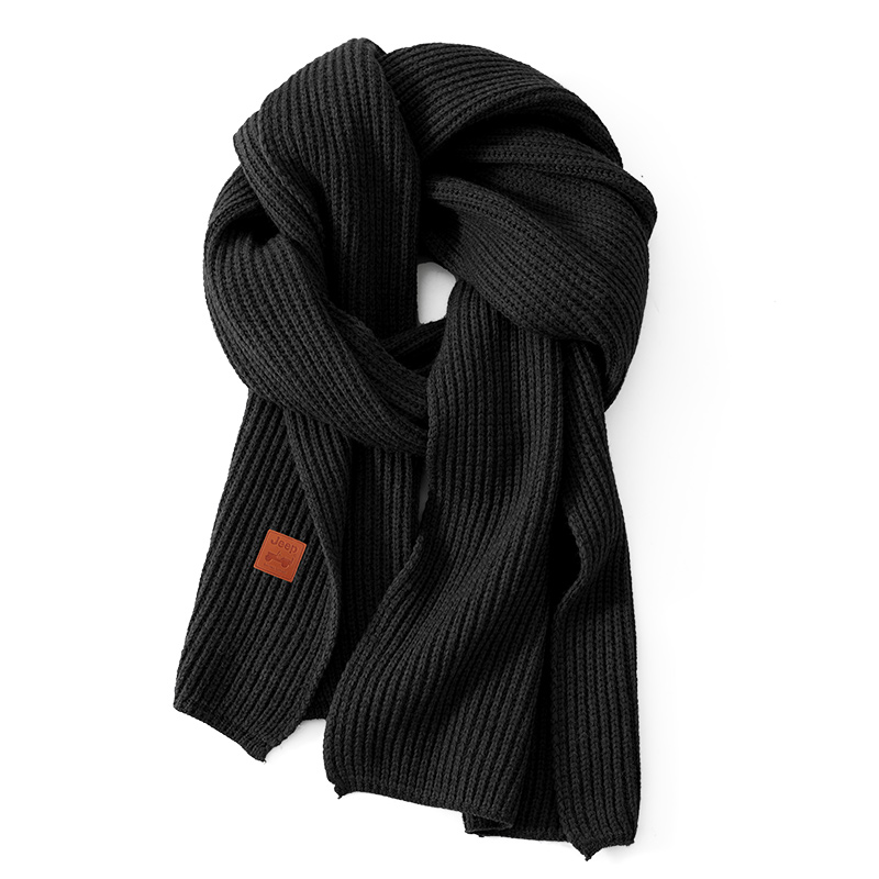 

Шарф мужской Acrylic Knit Jeep, черный