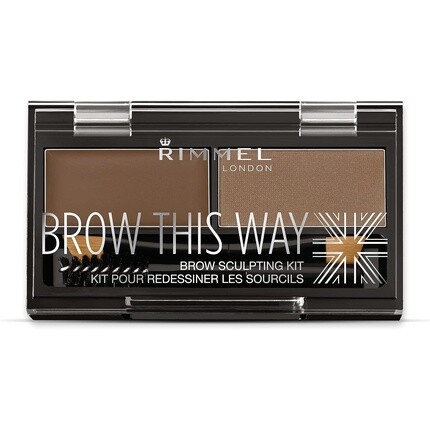 

Rimmel London Brow This Way Пудра для моделирования бровей 2,4 г Средне-коричневый, Lancome