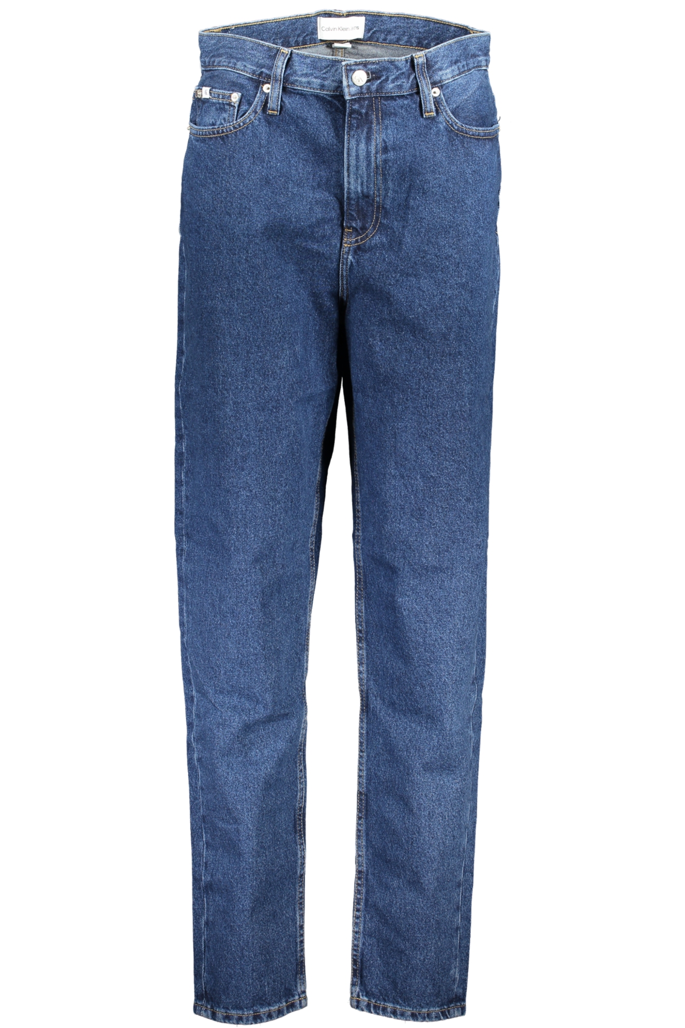 

Джинсы женские Calvin Klein Mom с логотипом, синий