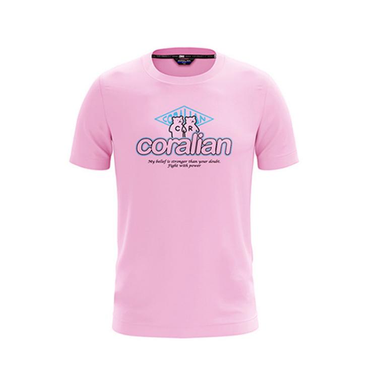 

CORALIAN Мужская футболка для бадминтона pink