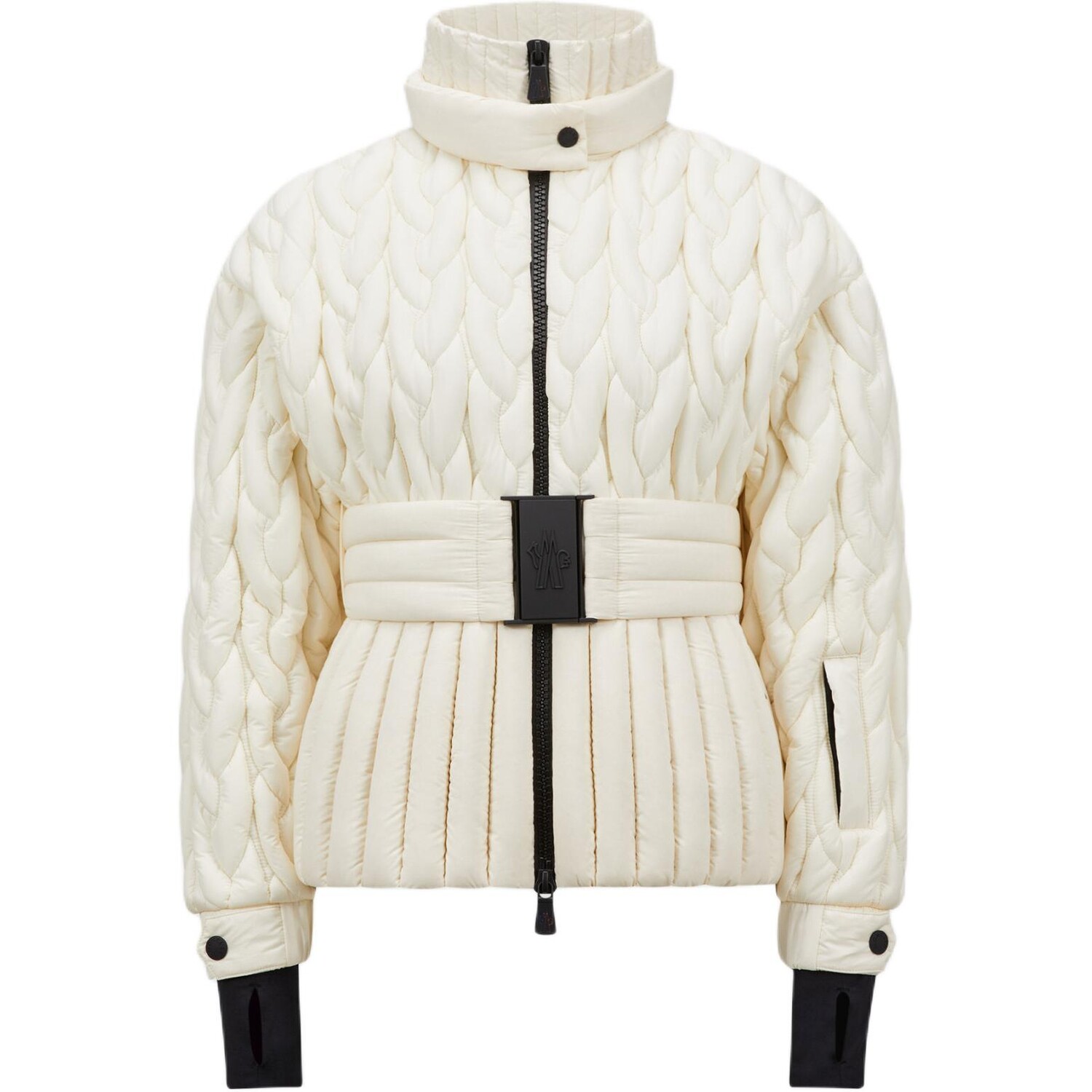 

Пуховик женский белый Moncler