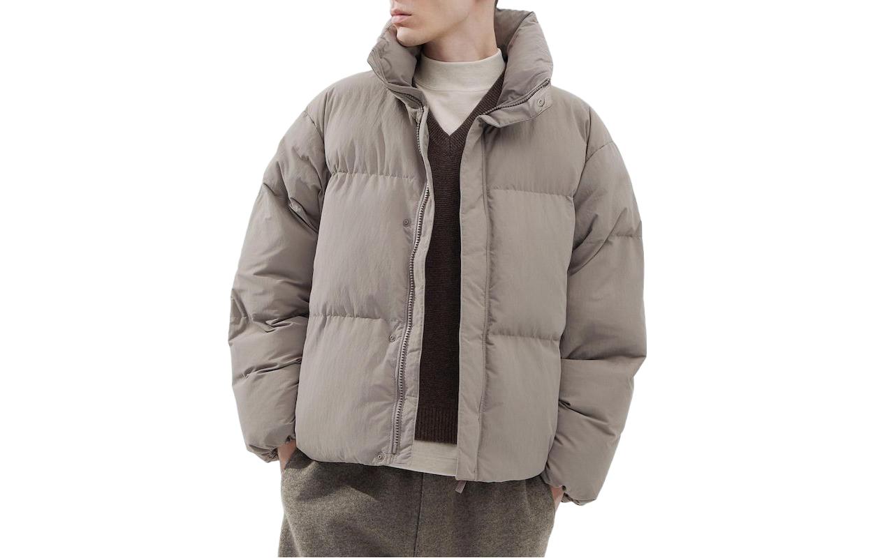 

UNIQLO Куртка пуховик мужская светло-бежевая, Light Beige
