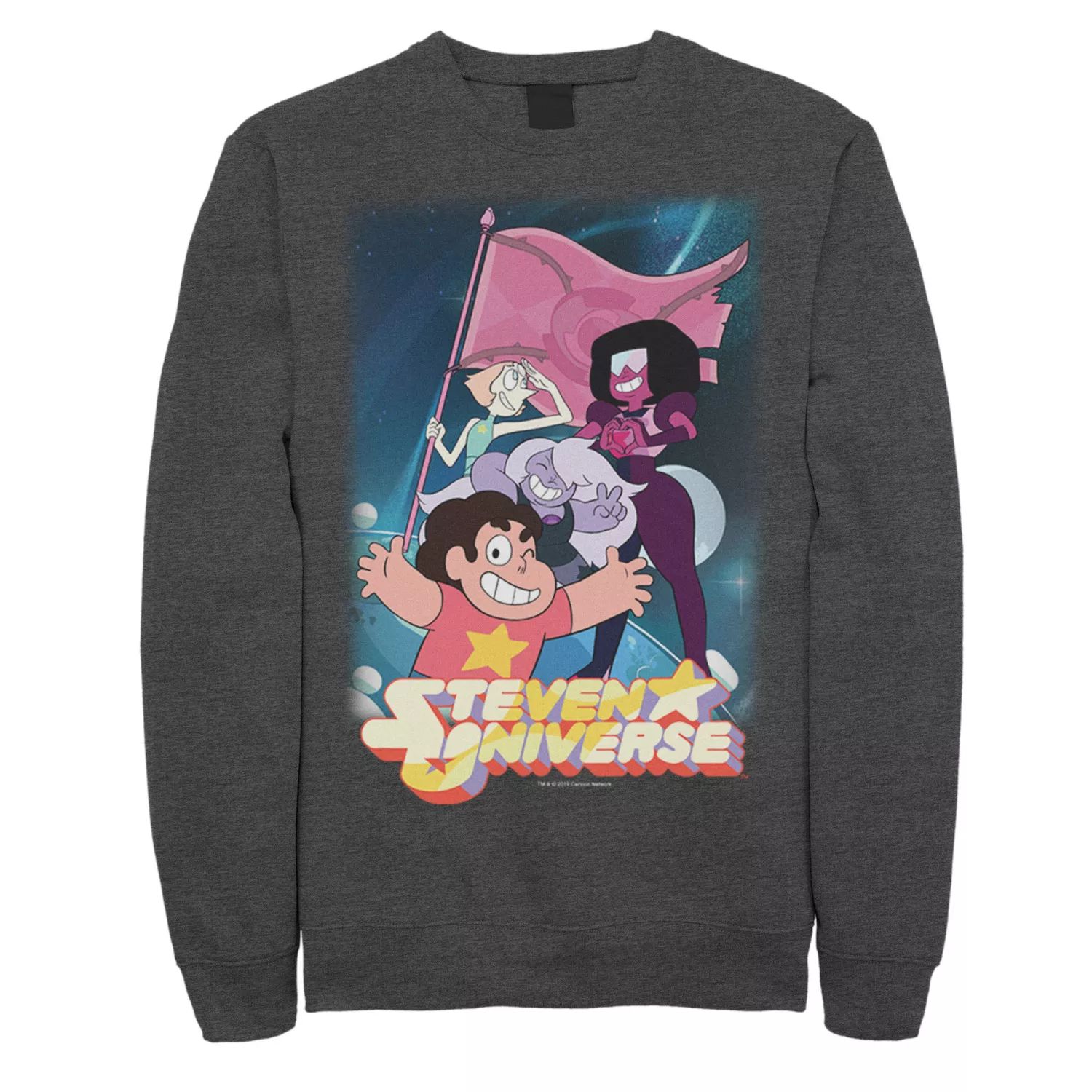 

Мужской свитшот с плакатом и флагом команды Cartoon Network Steven Universe Licensed Character