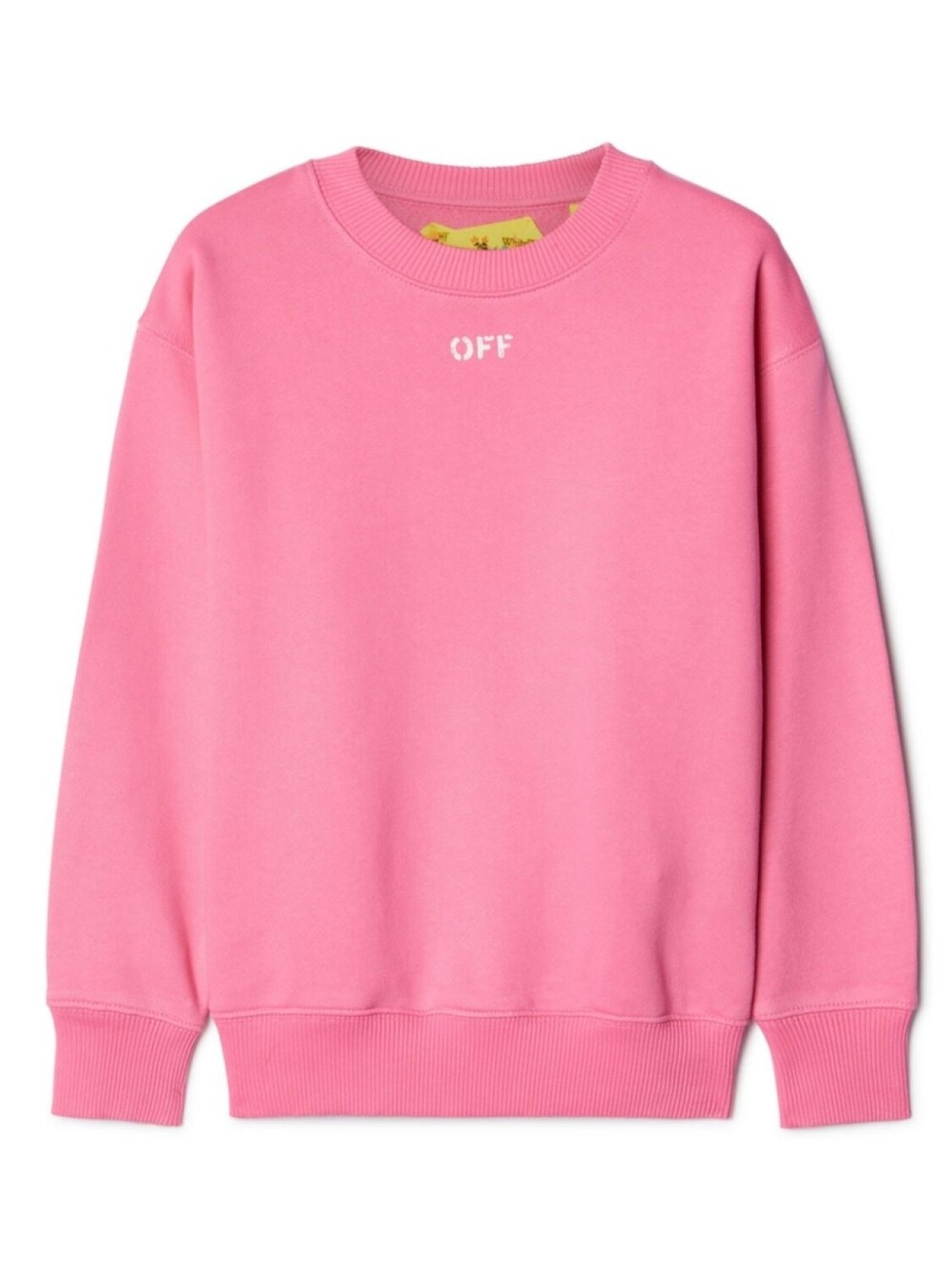 

Off-White Kids толстовка Off Stamp, розовый