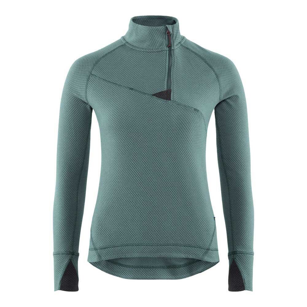 

Толстовка Klättermusen Huge Half Zip, зеленый