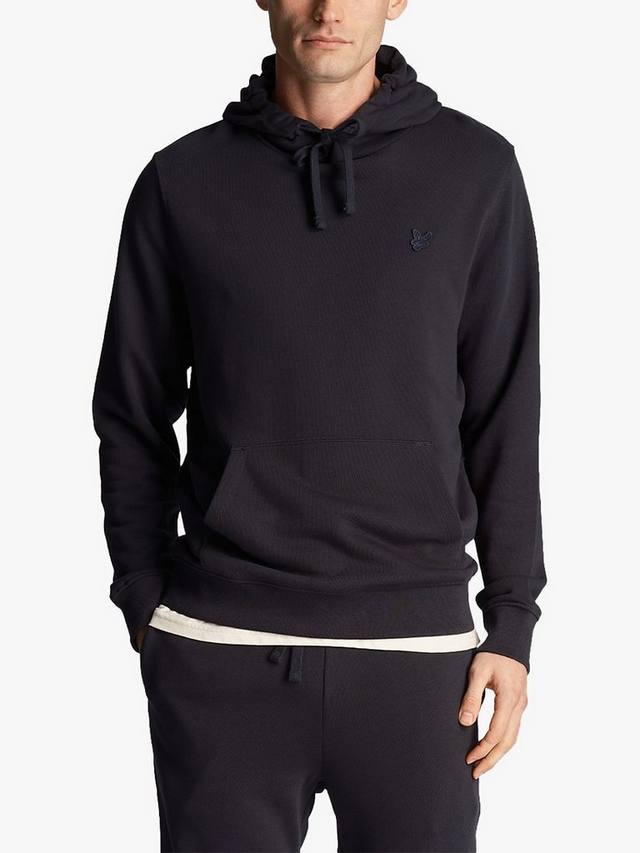 

Толстовка-пуловер с орлом в тон Lyle & Scott, цвет Z271 Dark Navy