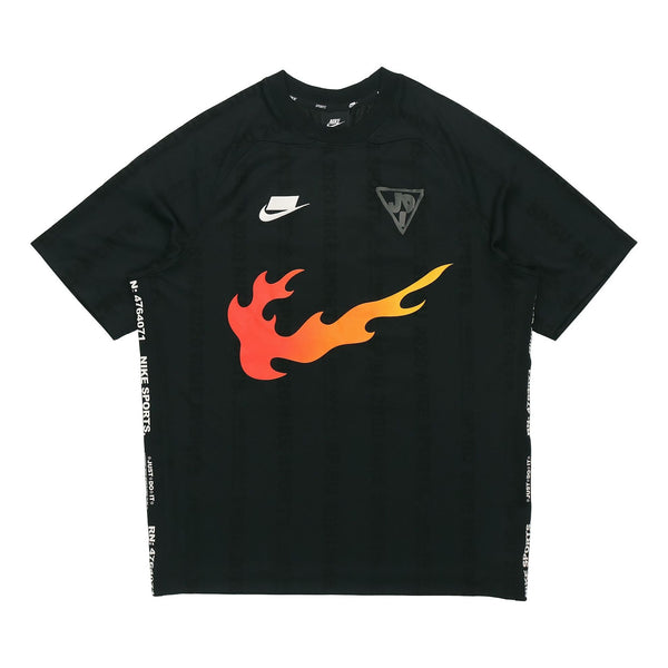 

Футболка спортивная nsw flame logo print джерси Nike, черный