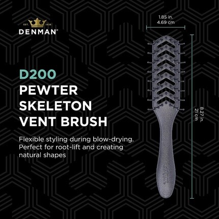 Скелетная щетка Denman D200 с вентиляционными отверстиями — фото 2