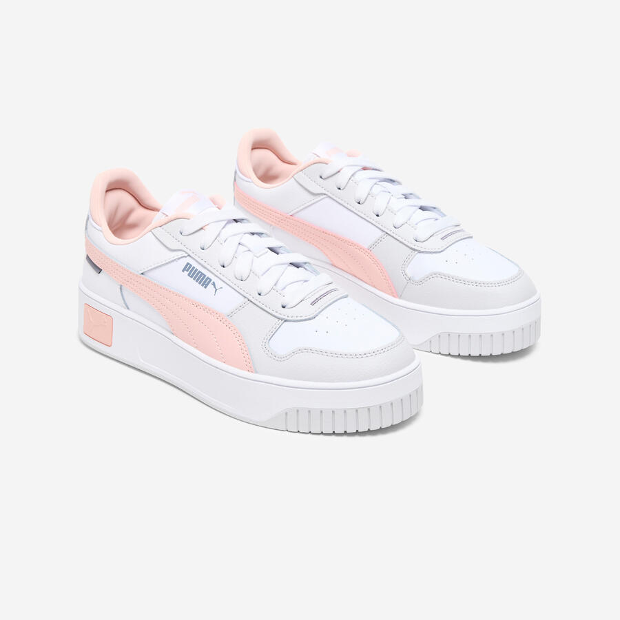 Кроссовки женские PUMA - Carina Street белые/розовые — фото 2