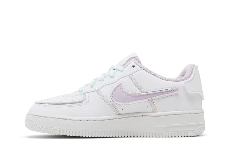Кроссовки Air Force 1/1 GS 'White Doll', белый — фото 3