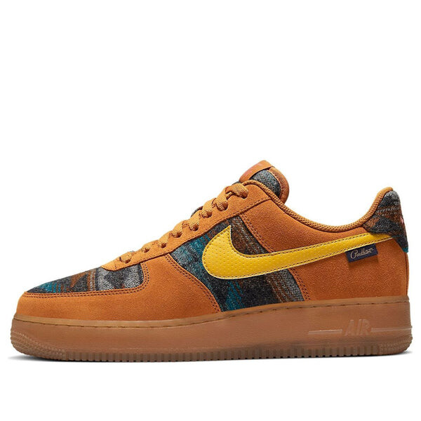 

Кроссовки air force 1 низкие Nike, коричневый