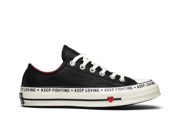 

Кроссовки Converse Wmns Chuck 70 Low 'Love Graphic - Black', черный
