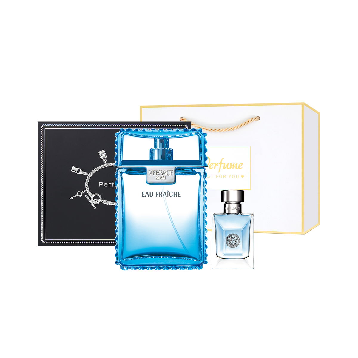 

FANSIZHE Elegant Charm/Light Breeze мужской парфюмерный набор туалетная вода 30ml/50ml/100ml+5ml VERSACE