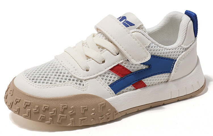 Кроссовки BIG WASP Kids Skateboarding Shoes Kids Low-top, бежевый/синий — фото 2