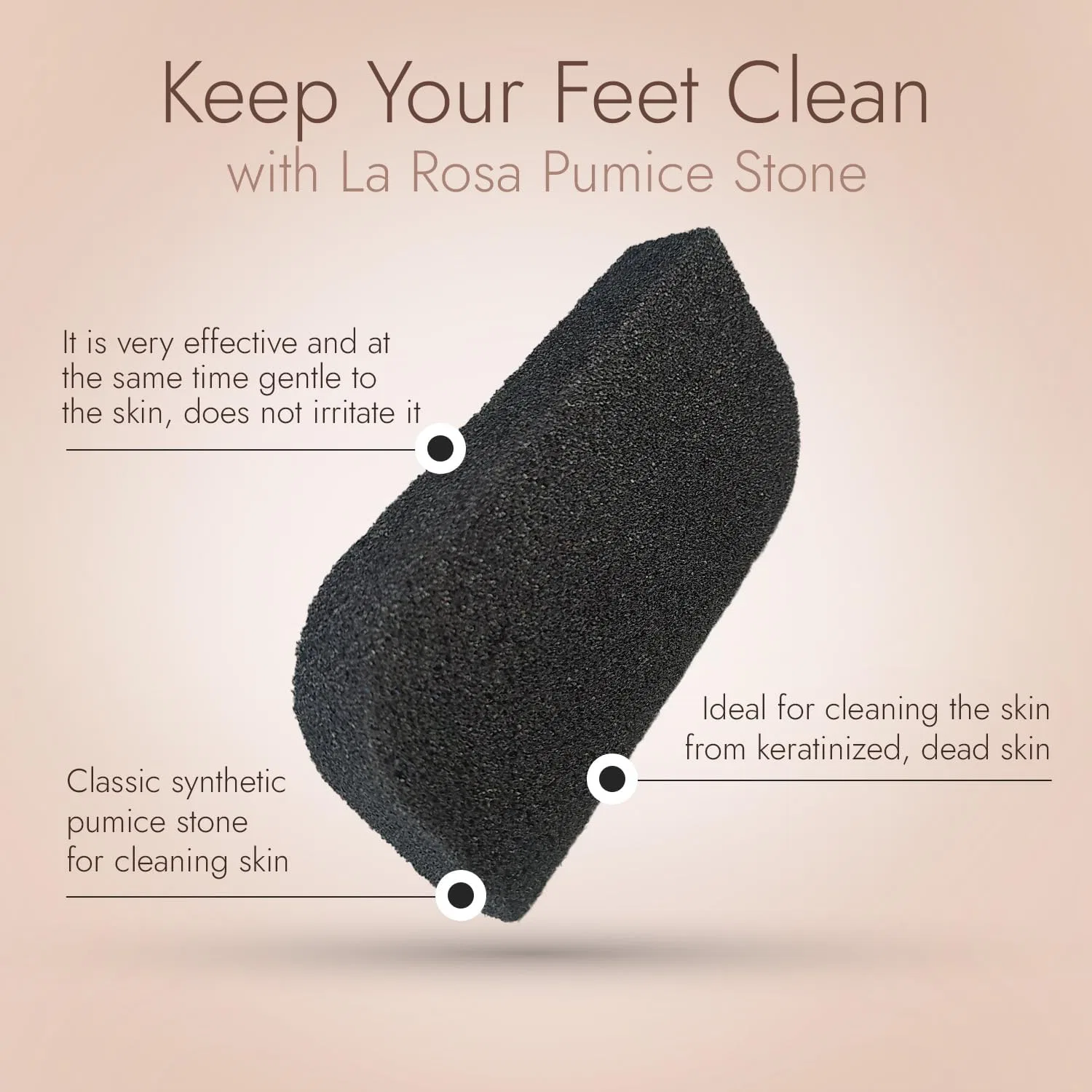 Отшелушивающая губка для педикюра LaRosa PUMICE SPA La Rosa — фото 4