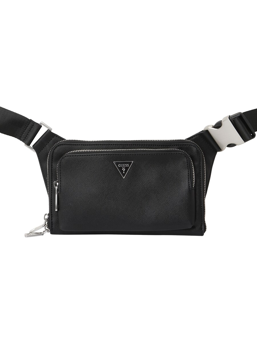 

Поясная сумка GUESS MILANO FLAT BUMBAG W FRT PKT, черный