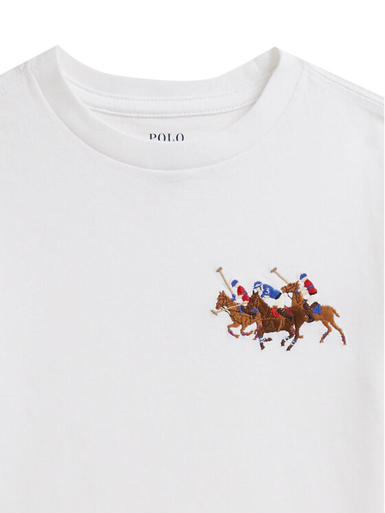 Футболка regular fit 322A95734001 Polo Ralph Lauren, белый — фото 3