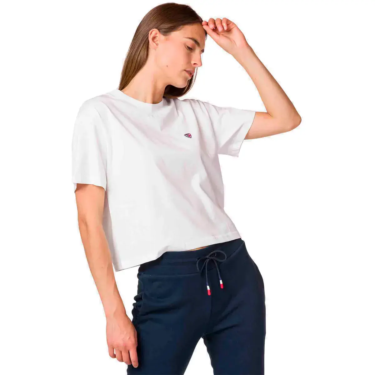 

Rossi Crop Rossignol женская футболка, белый